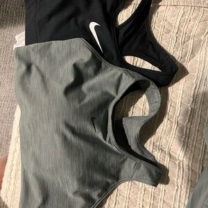 Nike Women's Sports Bra Set - Black and Gray